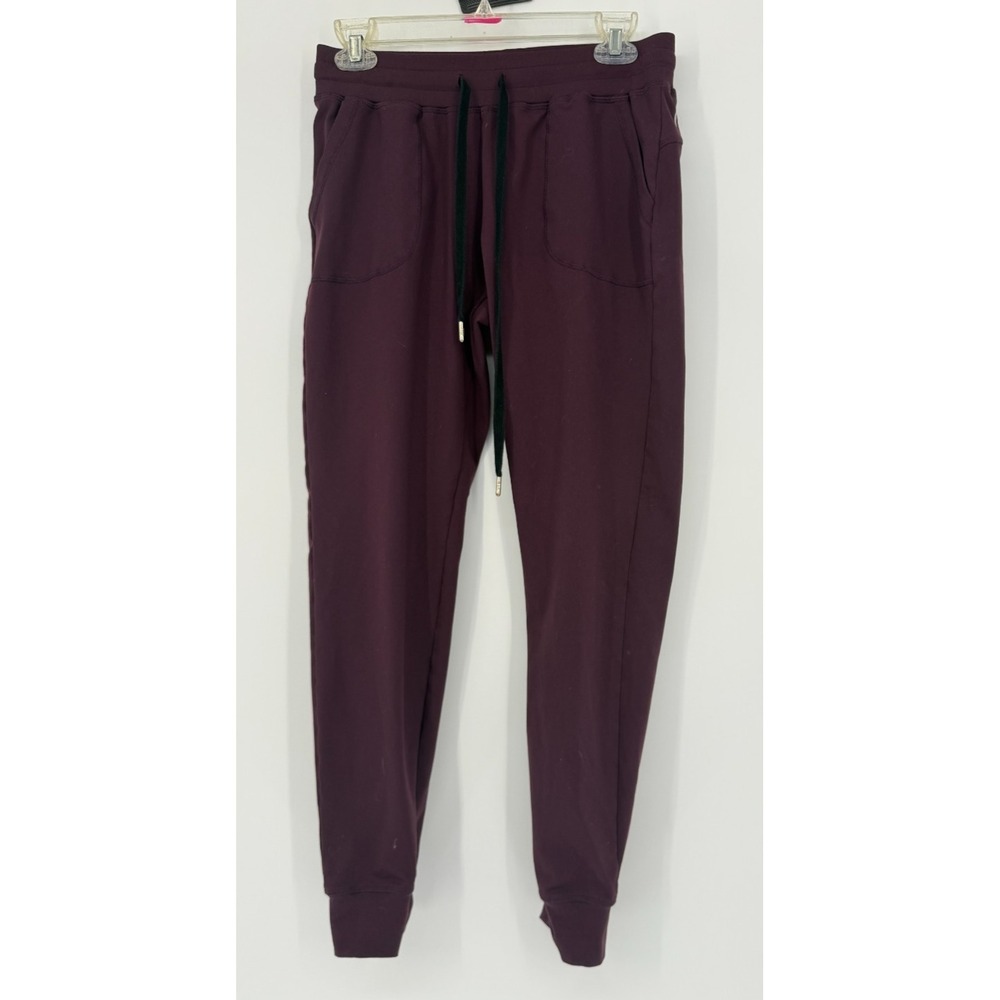 Zyia‎ Active Plum Jogger Pants Drawstring Stretch Athleisure Women Small